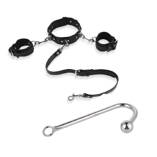 Beaded and Hook Collar Anal 5334 with Cuffs Elegant 1006